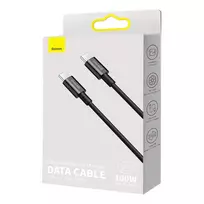 laidas usb c 2m - Baseus CATYS-C01 Superior Series 100W USB-C to USB-C Black - 4 nuotrauka