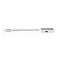 usb c adapteris - Nedis USB adapteris | USB 3.2 Gen 1 | USB-C™ jungtis | Mini DisplayPort lizdas | 0,20 m | apvalus | Paauksuotas | Pintas / nailonas | sidabras | pakuotė su - 2 nuotrauka