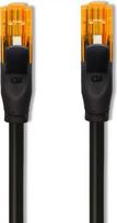 utp kabelis cat6 25m - Qoltec 54566 UTP Patchcord Cable CAT6 2xRJ45 25m Juodas (Black) - 2 nuotrauka