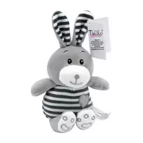 pliusiniai zaislai triusiukas - Pliušinis žaislas Tulilo Rabbit 9152, pilkas, 26 cm - 2 nuotrauka
