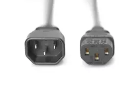 maitinimo laidas 10a - Savio Cable IEC C14 - IEC C13 Black 1.2m - 4 nuotrauka