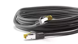 cat7 laidas - Goobay RJ-45 CAT7 1m - 1 m - Cat7 - S/FTP (S-STP) - RJ-45 - RJ-45 - Juodas - 2 nuotrauka