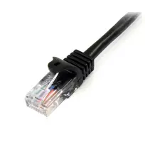 kabeliu apsaugos - StarTech.com 45PAT2MBK tinklo kabelis 2m Cat5e U/UTP Juodas (Black) - 2 nuotrauka