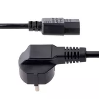maitinimo laidas c13 - StarTech.com 713E-1M-Power-Cord maitinimo laidas EU Schuko į C13 1m Juodas (Black) - 3 nuotrauka