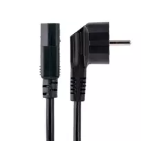 maitinimo laidas c13 - StarTech.com 713E-1M-Power-Cord maitinimo laidas EU Schuko į C13 1m Juodas (Black) - 4 nuotrauka