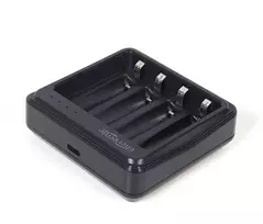 aaa baterijos - Baterijų įkroviklis Gembird USB AA AAA, juodas - 3 nuotrauka