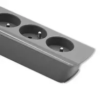 ilgintuvas rite - Qoltec 50277 Prailgintuvas 6 lizdų 1,8 m Pilkas (Grey) - 5 nuotrauka