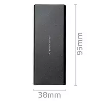 sata 3 kabelis - QOLTEC 51854 Hard drive Enclosure M.2 SATA SSD NGFF USB 3.0 - 3 nuotrauka
