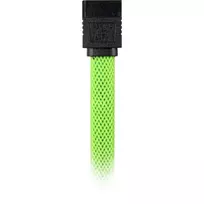 sata cable - Sharkoon SATA III Angled Cable žalias - 30 cm - 2 nuotrauka