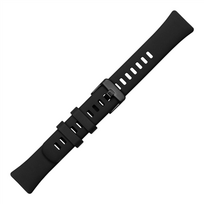 huawei band apyrankes dirzelis - FIXED Silikoninis dirželis Huawei Band 8/9, Juodas (Black) - 4 nuotrauka
