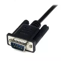 nulinio - StarTech SCNM9FM2MBK DB9 RS232 Serijinis Kabelis 2 m Juodas (Black) - 3 nuotrauka