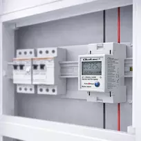 elektros skaitiklis - Qoltec 50979 Vienfazis elektroninis energijos suvartojimo skaitiklis DIN bėgiui, 230V, 60A, LCD, LED, 2P, RESET - 7 nuotrauka