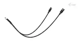 usb power delivery - I-tec USB-C Audio/Data Splitter Cable 100W Juodas (Black) - 8 nuotrauka
