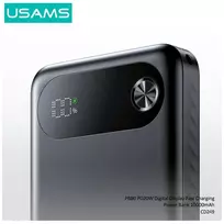 powerbank 20w - USAMS PB80, 10000mAh, 20W, juodas (black) - 5 nuotrauka