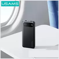 powerbank 20w - USAMS PB80, 10000mAh, 20W, juodas (black) - 6 nuotrauka