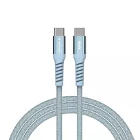 adapteriai type c - Verbatim USB laidas USB C (M) – USB C (M), 60W, 1,2m, magnetinis, mėlynas, dėžutė, 31852 - 6 nuotrauka