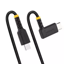 usb c laidas 60w - StarTech R2CCR-15C USB-C laidas 15cm Juodas (Black) - 3 nuotrauka