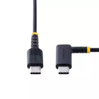 usb c laidas 60w - StarTech R2CCR-15C USB-C laidas 15cm Juodas (Black) - 4 nuotrauka