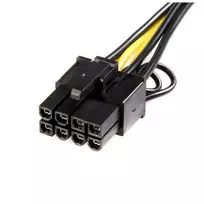 pci express 8 pin - StarTech PCIEX68ADAP PCIe 6-pin į 8-pin maitinimo adapterio kabelis 0,15 m Juoda/Geltona (Black/Yellow) - 2 nuotrauka