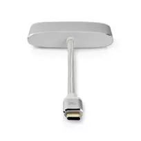usb s adapteris - Nedis USB adapteris | USB3.1 | USB-C™ jungtis | USB-A lizdas / USB-C™ lizdas / VGA lizdas | 5Gbps | 0,20 m | apvalus | Paauksuotas | Pintas / nailonas | S - 4 nuotrauka