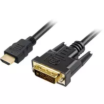 dvi kabelis - Sharkoon Adapteris HDMI -> DVI-D (24+1) juodas 3,0m - 4 nuotrauka