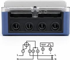 elektros skaitiklis - Qoltec Vienfazis elektroninis skaitiklis 230V 5(60)A LCD - 4 nuotrauka