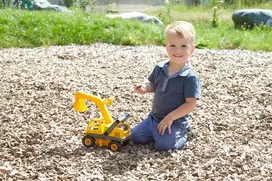 traktoriu modeliukai - Lena EcoActives Excavator Yellow 04211 - 3 nuotrauka