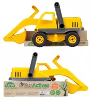 traktoriu modeliukai - Lena EcoActives Excavator Yellow 04211 - 7 nuotrauka