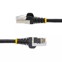 kabelis cat6 ethernet - StarTech NLBK-150-CAT6A tinklo kabelis 1.5m Juodas (Black) - 4 nuotrauka