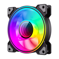 120mm fan - Gamemax Case Fan DUAL RING INFINITY BK Black - 2 nuotrauka