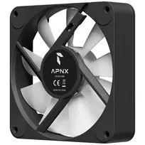 r ventiliatorius - APNX FP1-R 120mm PWM ARGB Black - 2 nuotrauka