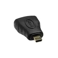 hdmi female hdmi male - Adapteris Akasa AK-CBHD22-BK Micro HDMI male, HDMI female, juoda - 2 nuotrauka