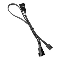 fan splitter - Kolink Fan Splitter Cable 0.35m Juodas (Black) - 2 nuotrauka