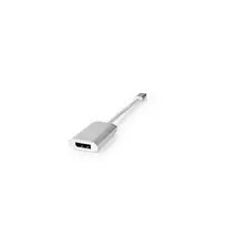 displayport 2.0 kabelis laidas - Nedis USB adapteris | USB 3.2 Gen 1 | USB-C™ jungtis | DisplayPort lizdas | energijos tiekimas | 0,20 m | apvalus | Paauksuotas | Pintas / nailonas | sidabras | V - 4 nuotrauka