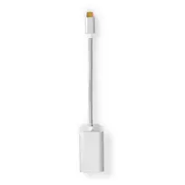 displayport 2.0 kabelis laidas - Nedis USB adapteris | USB 3.2 Gen 1 | USB-C™ jungtis | DisplayPort lizdas | energijos tiekimas | 0,20 m | apvalus | Paauksuotas | Pintas / nailonas | sidabras | V - 5 nuotrauka
