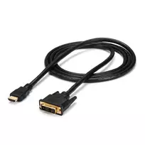 kabelis hdmi hdmi 1.8 - StarTech.com HDMIDVIMM6 HDMI į DVI-D kabelis 1,8 m Juodas (Black) - 6 nuotrauka