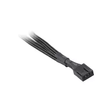 pwm laidas - AKASA 4-pin PWM, 0.1m, juodas / AK-0022 - 2 nuotrauka