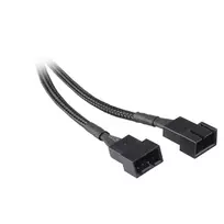 pwm laidas - AKASA 4-pin PWM, 0.1m, juodas / AK-0022 - 3 nuotrauka