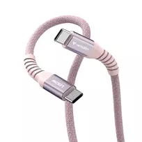 charging usb c 2m - Verbatim USB laidas USB C (M) – USB C (M), 100W, 1,2m, magnetinis, rožinis, dėžutė, 31857 - 6 nuotrauka
