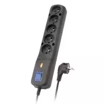 ilgintuvas 1.5m - Lestar Surge Protector Black 1.5m - 2 nuotrauka