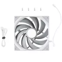 ventiliatorius 40mm - TRYX ROTA PRO 140mm White - 3 nuotrauka