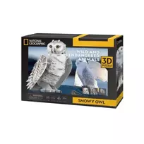 cubicfun 3d puzzle - CubicFun 3D Snowy Owl, 32 det. - 3 nuotrauka