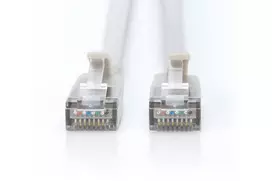 digitus cat 6a - DIGITUS CAT 6A F/FTP Patch Cable, 7 m, pilka (Grey) - 4 nuotrauka