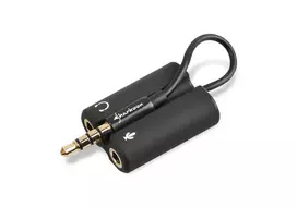 adapteris 3.5mm 2 x 3.5mm -  Sharkoon PMP35, 0.12 m - 2 nuotrauka