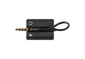 adapteris 3.5mm 2 x 3.5mm -  Sharkoon PMP35, 0.12 m - 3 nuotrauka