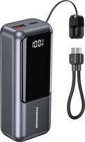 power bank 10000 mah - Gembird PB10-PD20-LCD-02, 10000mAh, 20W, LCD ekranas, pilkas - 3 nuotrauka