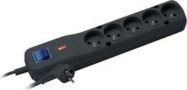 ilgintuvas rite - Lestar Surge Protector Black 5m - 2 nuotrauka