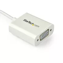 adapteriai vga - StarTech USB-C TO VGA ADAPTERIS - Baltas/. - 2 nuotrauka