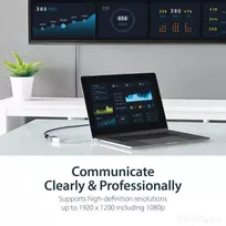 adapteriai vga - StarTech USB-C TO VGA ADAPTERIS - Baltas/. - 6 nuotrauka
