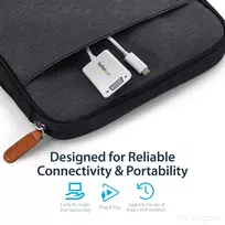 adapteriai vga - StarTech USB-C TO VGA ADAPTERIS - Baltas/. - 7 nuotrauka